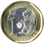 1 Dollar reverse image