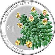 1 Dollar Dendrobium Leonis, Singapore, 2016 reverse image