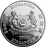 1 Dollar Coelognye Rochussenii obverse image