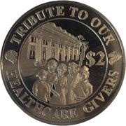 2 Dollars Healthcare Givers, Singapore, 2003 reverse image