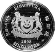 2 Dollars Year of the Rat; Silver Proof obverse image