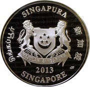 2 Dollars Year of the Snake obverse image