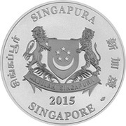 2 Dollars Year of the Goat obverse image