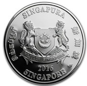 2 Dollars Year of the Monkey obverse image