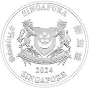 2 Dollars Year of the Dragon obverse image