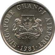 5 Dollars Changi Airport obverse image