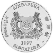 5 Dollars Singapore Airlines obverse image