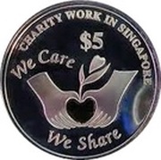 5 Dollars Charity Work, Singapore, 1998 reverse image