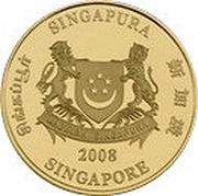 5 Dollars Year of the Rat obverse image