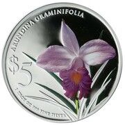 5 Dollars Arundina Graminifolia, Singapore, 2012 reverse image