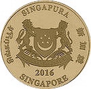 5 Dollars Year of the Monkey obverse image