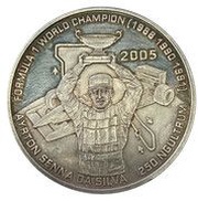 250 Ngultrum Ayrton Senna Da Silva, Bhutan, 2005 reverse image