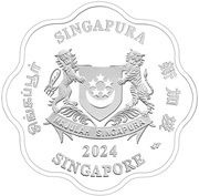 5 Dollars Year of the Dragon obverse image