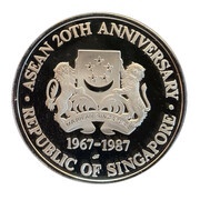 10 Dollars ASEAN; Silver obverse image