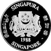 10 Dollars Year of the Dragon; Silver Proof obverse image