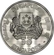 10 Dollars Year of the Snake; Silver Proof obverse image