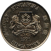 10 Dollars Year of the Goat obverse image