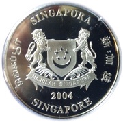10 Dollars Year of the Monkey obverse image