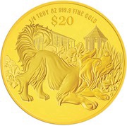 20 Dollars Year of the Dog, Singapore, 2018 reverse image