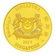 20 Dollars Year of the Pig obverse image