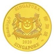20 Dollars Year of the Rat obverse image
