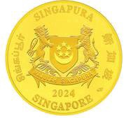 20 Dollars Year of the Dragon obverse image
