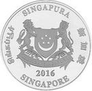80 Dollars Year of the Monkey obverse image