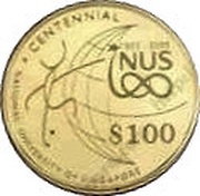 100 Dollars National University of Singapore, Singapore, 2005 reverse image