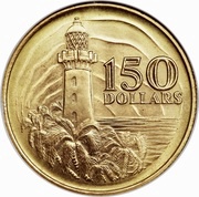 150 Dollars Founding of Singapore, Singapore, 1969 reverse image