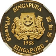 500 Dollars Year of the Dragon obverse image