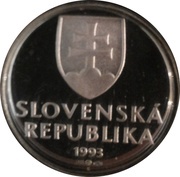 10 Korún New Slovakian coins obverse image