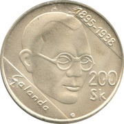 200 Korún Mikulas Galanda, Slovakia, 1995 reverse image