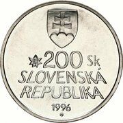 200 Korún Mountain Railway Štrba - Štrbské Pleso obverse image
