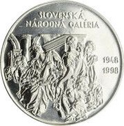 200 Korún Slovak National Gallery, Slovakia, 1998 reverse image