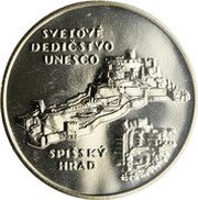 200 Korún Spiš Castle, Slovakia, 1998 reverse image