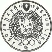 200 Korún Hviezdoslav obverse image