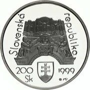 200 Korún Slovak Philharmonic obverse image
