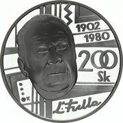 200 Korún Ludovit Fulla, Slovakia, 2002 reverse image