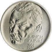 200 Korún Birth of Imrich Karvaš, Slovakia, 2003 reverse image