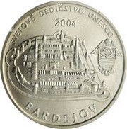 200 Korún Bardejov, Slovakia, 2004 reverse image