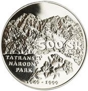 500 Korún Tatra National Park, Slovakia, 1999 reverse image
