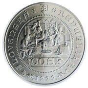 500 Korún Striking of Thaler coins in Kremnica obverse image