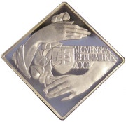 1000 Korún 10th Anniversary of Republic obverse image