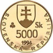 5000 Korún Svätopluk obverse image