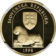 5000 Korún Spišský Hrad UNESCO 1998 obverse image