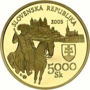 5000 Korun Leopold I obverse image