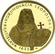 5000 Korun Leopold I reverse image