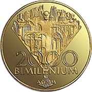 10 000 Korun Bimillennium, Slovakia, 2000 reverse image