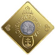 10 000 Korun Anniversary of Slovak Republic obverse image