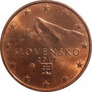 1 Euro Cent obverse image